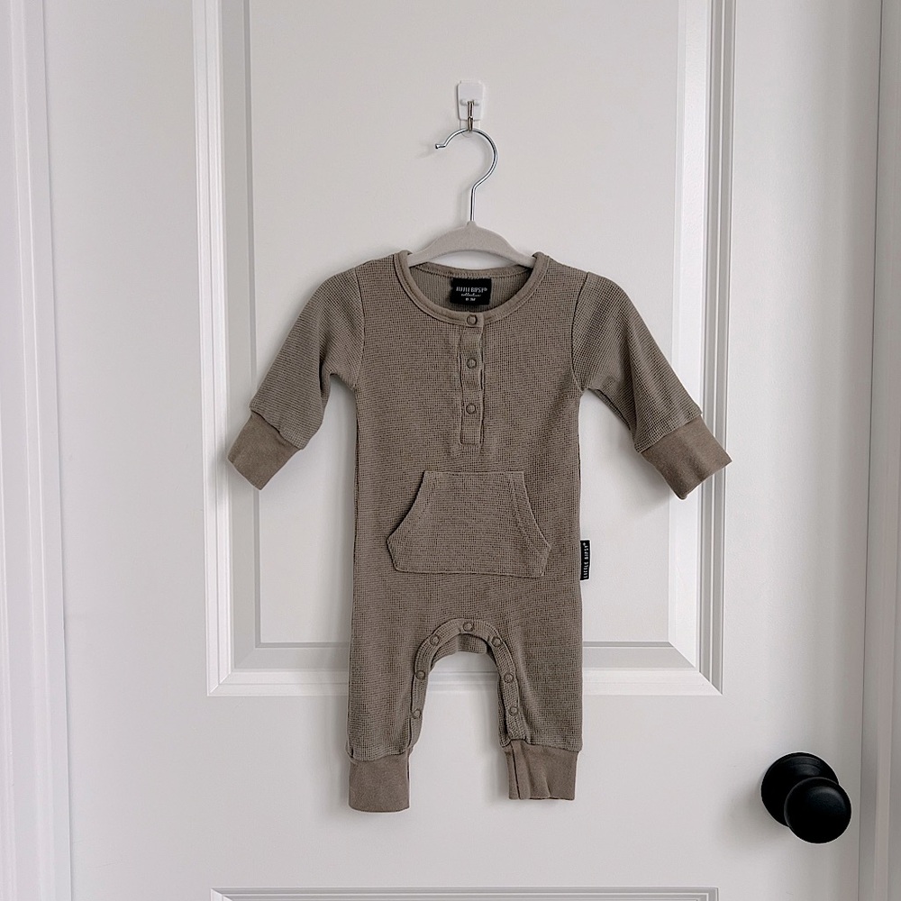 Little Bipsy Taupe Romper